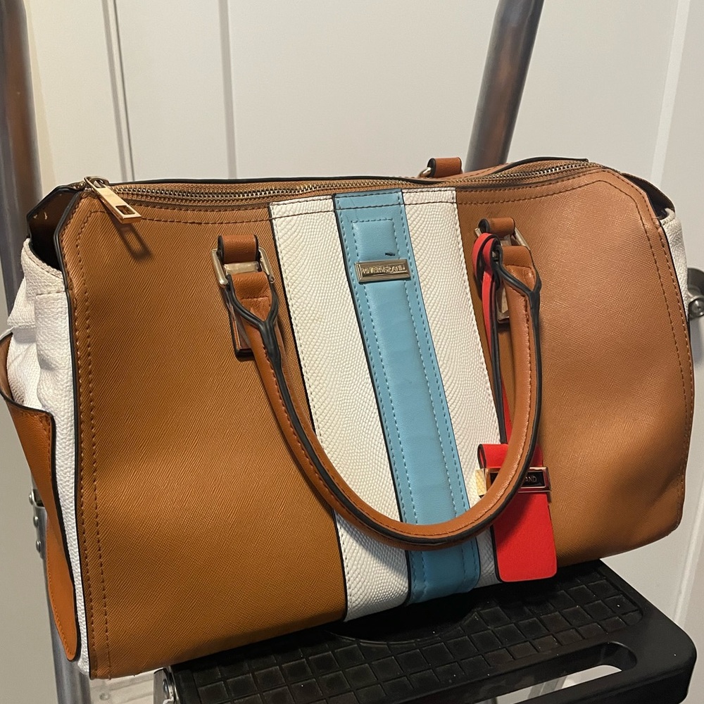 River island gently used duffel bag